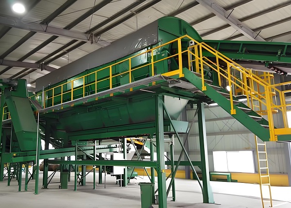 Municipal solid waste screening equipment