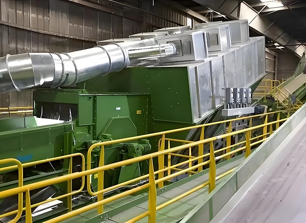 Municipal waste screening equipment