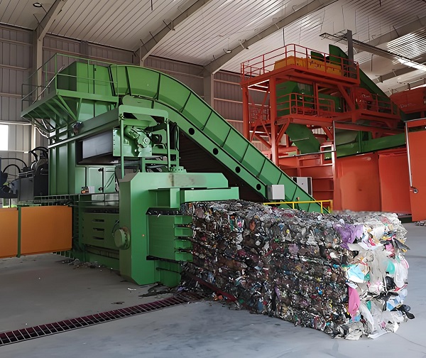 Municipal waste screening equipment