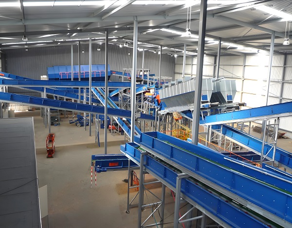 Domestic waste screening equipment