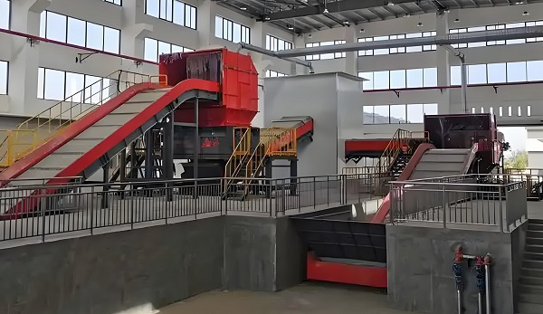 Domestic waste screening system
