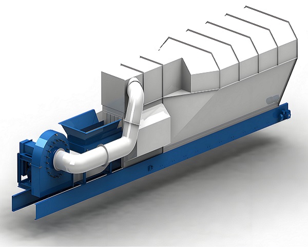 The role of wind sifter in waste sorting