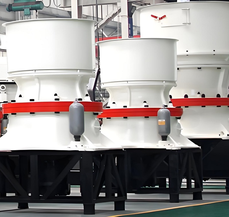 Single cylinder cone crusher
