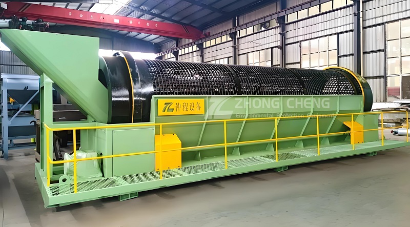 Aged refuse waste screening machine